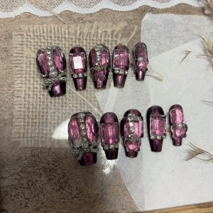 screenshot-4 Heavy-duty nail 2.5 length, pure handmade wearable nail art stickers