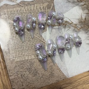 screenshot-2 Heavy-duty nail 3.0 length, pure handmade wearable nail art stickers