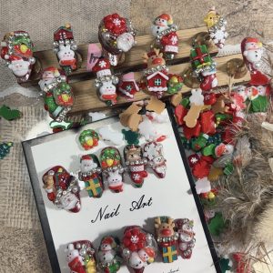 screenshot Christmas nail, 2.5cm almond shape, the picture is for reference only, random surprise in a blind box