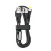 img_5770 One-to-three braided aluminum alloy data cable suitable for Huawei Honor X50 Apple typec Android three-in-one length 1.2 meters